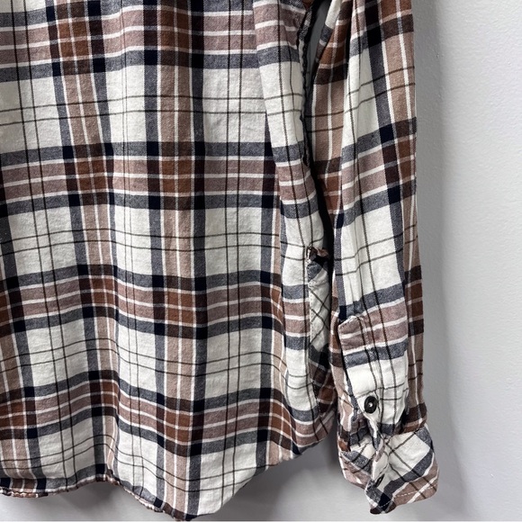 Kavu Melita Cozy Pine Flannel Tunic Pullover Shirt With Pockets Women's S - Picture 6 of 10